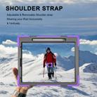 For iPad Pro 12.9 2021 / 2020 Shockproof Colorful Silicone + PC Protective Tablet Case with Holder & Shoulder Strap & Hand Strap & Pen Slot(Purple) - 4