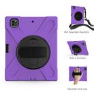 For iPad Pro 12.9 2021 / 2020 Shockproof Colorful Silicone + PC Protective Tablet Case with Holder & Shoulder Strap & Hand Strap & Pen Slot(Purple) - 5