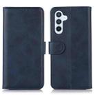 For Samsung Galaxy S24 5G Cow Texture Leather Phone Case(Blue) - 1