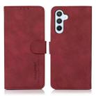 For Samsung Galaxy A15 KHAZNEH Matte Texture Leather Phone Case(Red) - 1