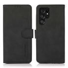 For Samsung Galaxy S24 Ultra 5G KHAZNEH Matte Texture Leather Phone Case(Black) - 1