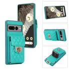 For Google Pixel 7 Pro Card Slot Leather Phone Case(Mint Green) - 1