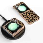 For Samsung Galaxy Z Flip6 Nano Plating Leopard Print Phone Case(Gold) - 2