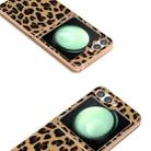 For Samsung Galaxy Z Flip6 Nano Plating Leopard Print Phone Case(Gold) - 3