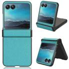 For Motorola Moto Razr 40 Ultra Sandskin Texture Phone Case(Blue) - 1