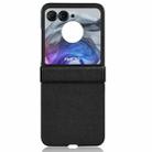 For Motorola Razr 50 Sandskin Texture Phone Case(Black) - 3