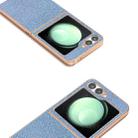 For Samsung Galaxy Z Flip6 Nano Plating Diamond Texture Phone Case(Blue) - 3