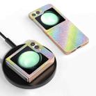 For Samsung Galaxy Z Flip6 Nano Plating Diamond Texture Phone Case(Rainbow) - 2