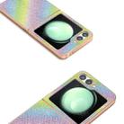 For Samsung Galaxy Z Flip6 Nano Plating Diamond Texture Phone Case(Rainbow) - 3