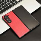 For Samsung Galaxy Z Fold6 Litchi Texture Back Cover Phone Case(Red) - 2