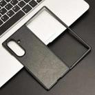 For Samsung Galaxy Z Fold7 5G Litchi Texture Back Cover Phone Case(Black) - 2