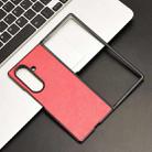 For Samsung Galaxy Z Fold7 5G Litchi Texture Back Cover Phone Case(Red) - 2
