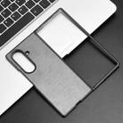 For Samsung Galaxy Z Fold7 5G Litchi Texture Back Cover Phone Case(Grey) - 2