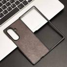 For Samsung Galaxy Z Fold7 5G Litchi Texture Back Cover Phone Case(Brown) - 2