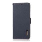 For OnePlus 13 KHAZNEH Side-Magnetic Litchi Genuine Leather RFID Phone Case(Blue) - 2