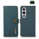 For OnePlus CE4 5G Global KHAZNEH Custer Genuine Leather RFID Phone Case(Green) - 1