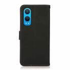 For OnePlus CE4 Lite KHAZNEH Custer Genuine Leather RFID Phone Case(Black) - 3