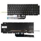 For Dell Inspiron G15 5510 5511 5515 5520 US Version Orange Backlight Laptop Keyboard(Black) - 1