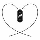 For Xiaomi Mi Band 8 / 9 / 9 NFC Mijobs Stainless Steel Buckle Wax Rope Necklace(Black) - 1