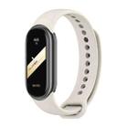 For Xiaomi Mi Band 8 Mijobs Solid Color Silicone Watch Band(Grey) - 1