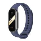 For Xiaomi Mi Band 8 Mijobs Solid Color Silicone Watch Band(Midnight Blue) - 1