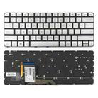 For HP X360 13-4000 US Version Laptop Backlight Keyboard(Silver) - 1