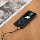 1.8 inch TFT Screen Metal MP4 Player With 8G TF Card+Earphone+Cable(Black) - 8