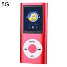 1.8 inch TFT Screen Metal MP4 Player With 8G TF Card+Earphone+Cable(Red) - 1