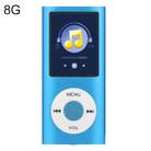 1.8 inch TFT Screen Metal MP4 Player With 8G TF Card+Earphone+Cable(Blue) - 1