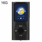 1.8 inch TFT Screen Metal MP4 Player With 16G TF Card+Earphone+Cable(Black) - 1