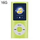 1.8 inch TFT Screen Metal MP4 Player With 16G TF Card+Earphone+Cable(Green) - 1