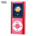 1.8 inch TFT Screen Metal MP4 Player With 16G TF Card+Earphone+Cable(Red) - 1