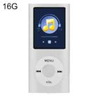 1.8 inch TFT Screen Metal MP4 Player With 16G TF Card+Earphone+Cable(Silver) - 1
