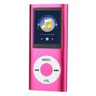 1.8 inch TFT Screen Metal MP4 Player With Earphone+Cable(Rose Red) - 1