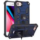 For iPhone SE 2022 / SE 2020 / 8 / 7 Shockproof TPU + PC Magnetic Protective Case with Holder(Blue) - 1