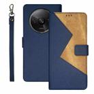 For Xiaomi Redmi A3 4G idewei Two-color Splicing Leather Phone Case(Blue) - 1