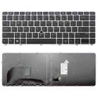 For HP EliteBook 840 G3 Fingerless US Version Laptop Backlight Keyboard - 1