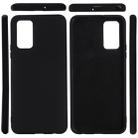 For Samsung Galaxy Note20 5G Pure Color Liquid Silicone Shockproof Full Coverage Case(Black) - 5