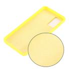 For Samsung Galaxy Note20 5G Pure Color Liquid Silicone Shockproof Full Coverage Case(Yellow) - 3