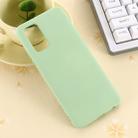 For Samsung Galaxy Note20 5G Pure Color Liquid Silicone Shockproof Full Coverage Case(Green) - 2