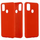 For Huawei P smart 2020 Pure Color Liquid Silicone Shockproof Full Coverage Case(Red) - 1
