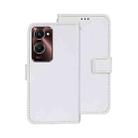 For vivo Y28s 5G idewei Crazy Horse Texture Leather Phone Case(White) - 1