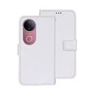 For vivo V50 5G Global idewei Crazy Horse Texture Leather Phone Case(White) - 1