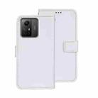 For Xiaomi Redmi Note 12S idewei Crazy Horse Texture Leather Phone Case(White) - 1