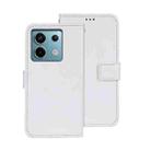 For Xiaomi Redmi Note 13 Pro 5G idewei Crazy Horse Texture Leather Phone Case(White) - 1