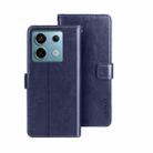 For Xiaomi Redmi Note 13 Pro 5G idewei Crazy Horse Texture Leather Phone Case(Blue) - 1