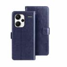 For Xiaomi Redmi Note 13 Pro+ 5G idewei Crazy Horse Texture Leather Phone Case(Blue) - 1