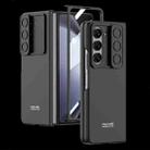 For Samsung Galaxy Z Fold5 GKK Integrated Ultra-thin Sliding Camshield Flip Phone Case(Black) - 1