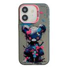 For iPhone 11 Animal Pattern Oil Painting Series PC + TPU Phone Case(Tattered Bear) - 1
