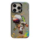 For iPhone 12 Pro Animal Pattern Oil Painting Series PC + TPU Phone Case(Astronaut) - 1